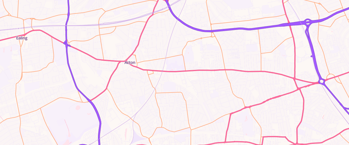 Map showing the location of Mfg Acton Park
