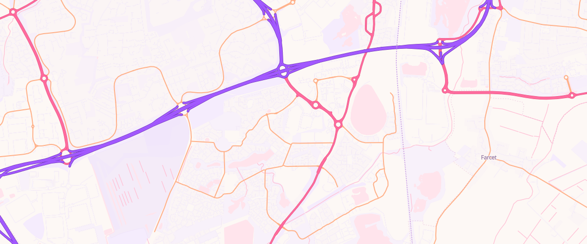 Map showing the location of Peterborough Extra Petrol Filling