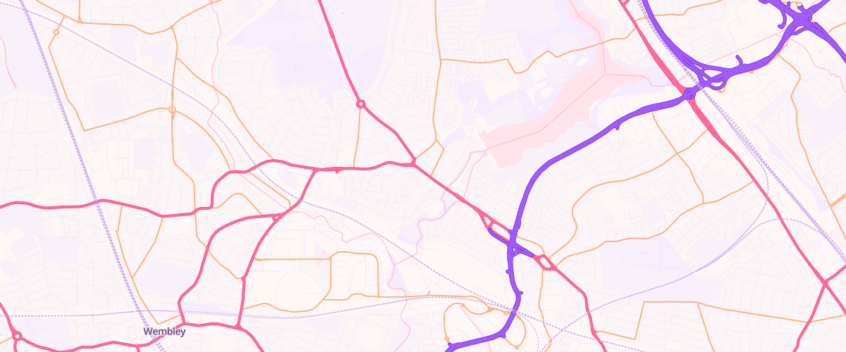 Map showing the location of Blackbird Hill Sf Connect