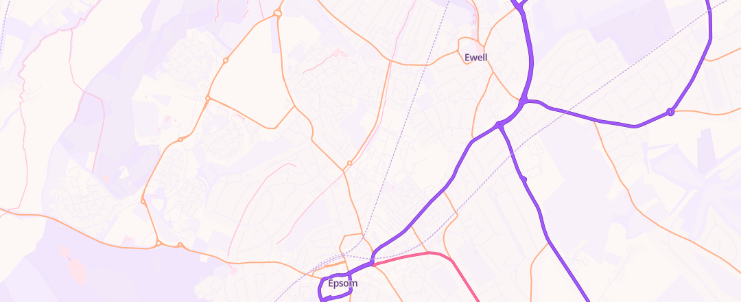 Map showing Allam Motor Services Limited, Epsom