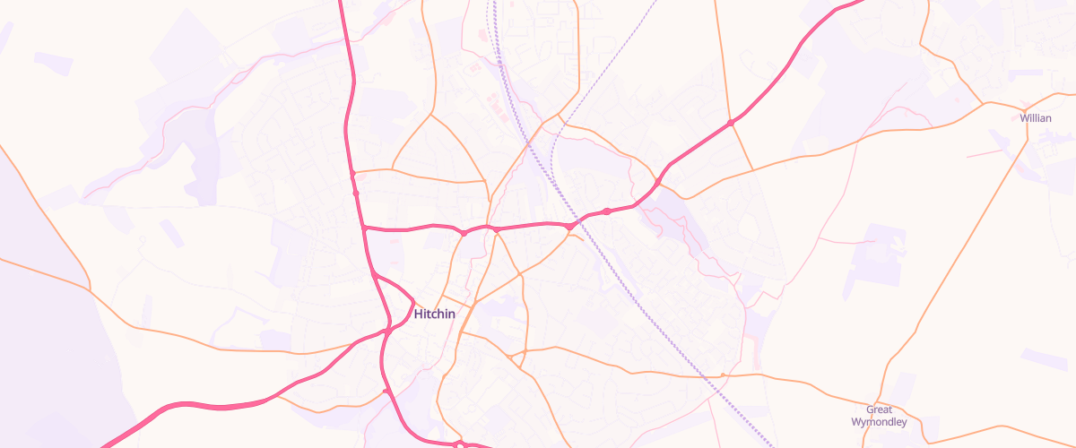 Map showing the location of Asda Nightingale Express Petrol
