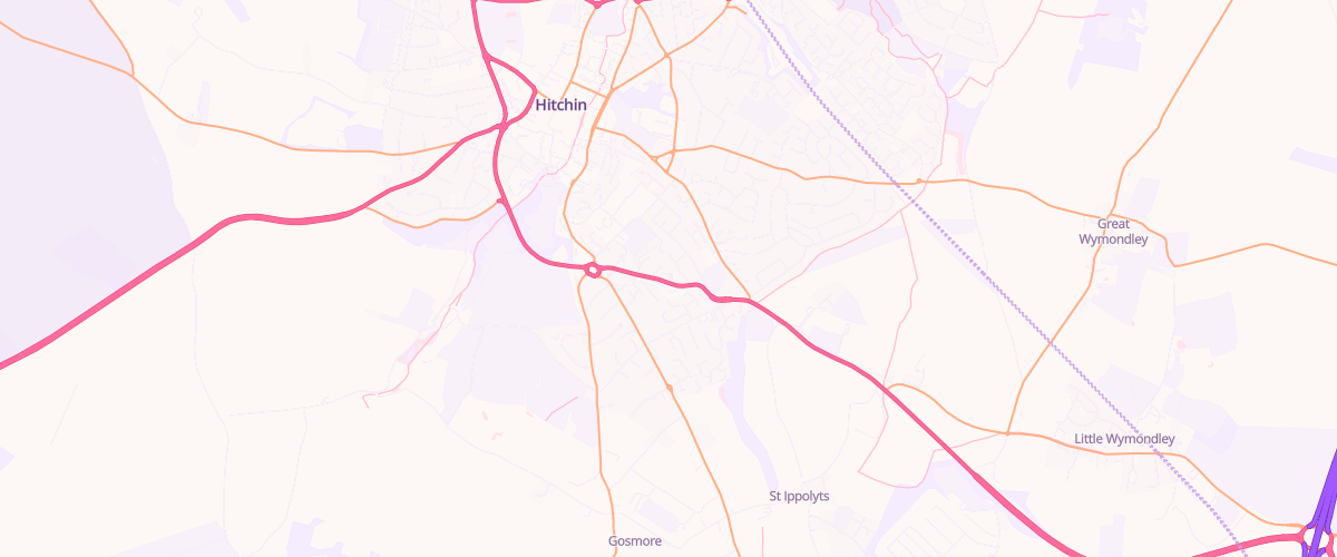 Map showing the location of Oakfield Sf Connect