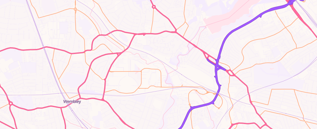 Map showing Aga Motors Limited, Wembley