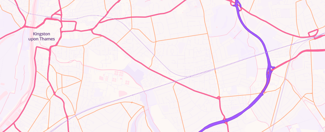 Map showing Autotec Workshop, New Malden