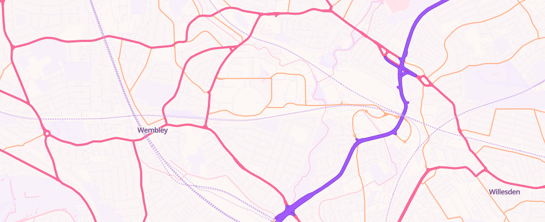 Map showing Bm Motors, Wembley