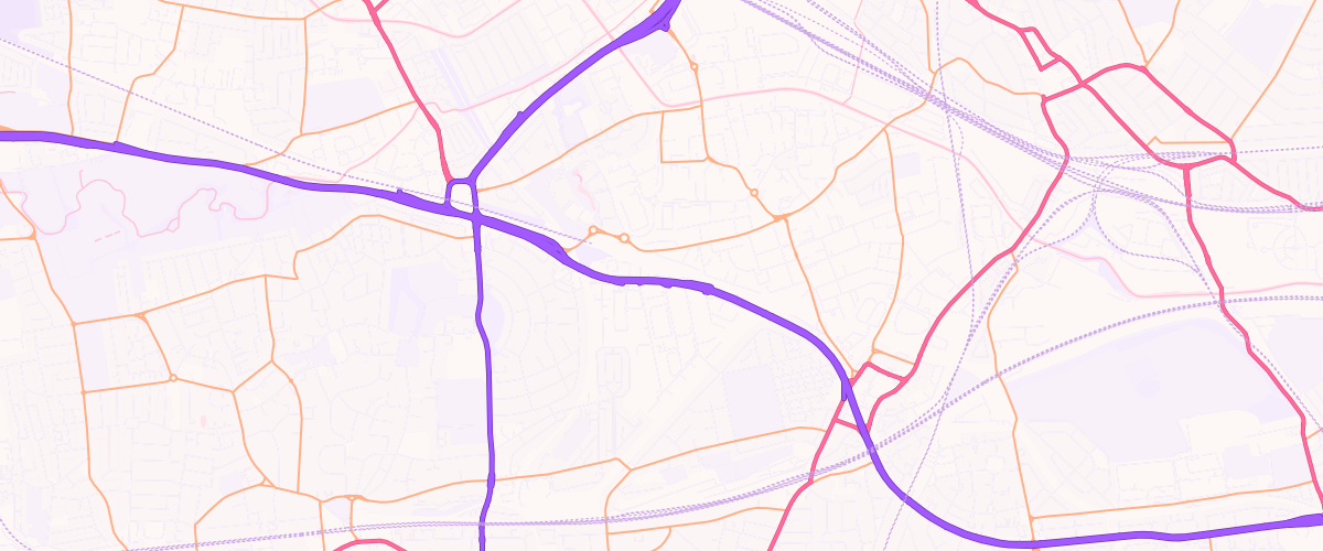 Map showing the location of Western Avenue Sf Connect