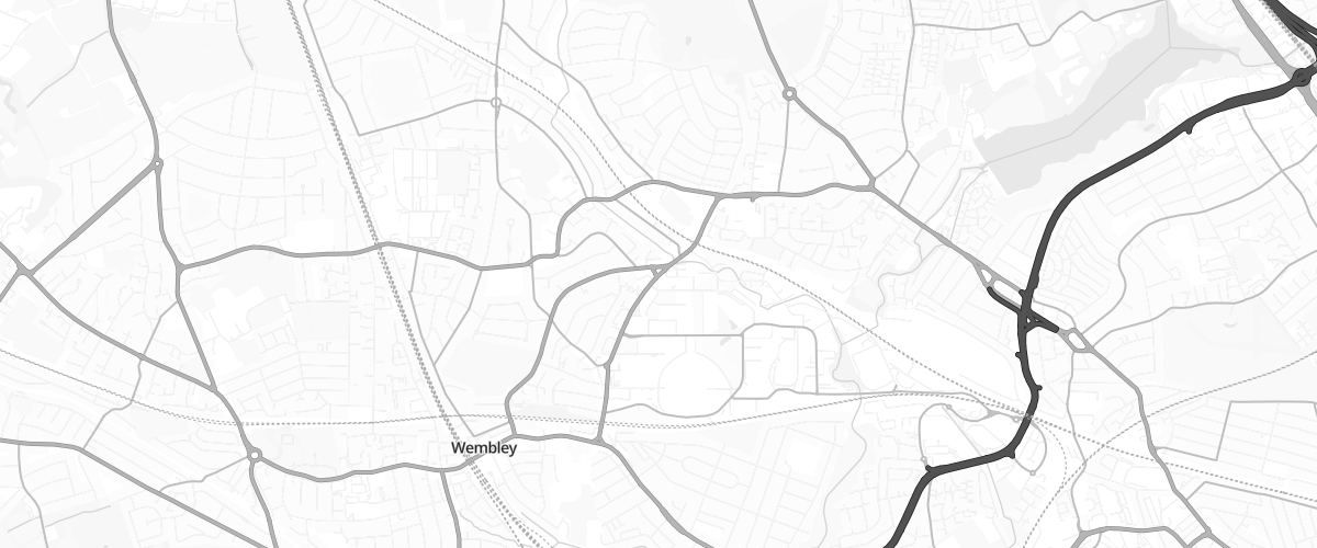 Map showing the location of Mfg Wembley Park