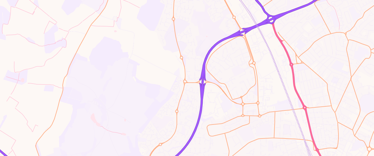 Map showing the location of Bretton Sf Connect