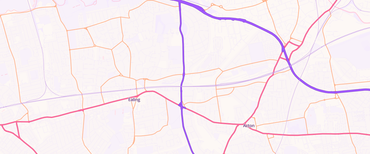 Map showing the location of Shell Little Waitrose Ealing
