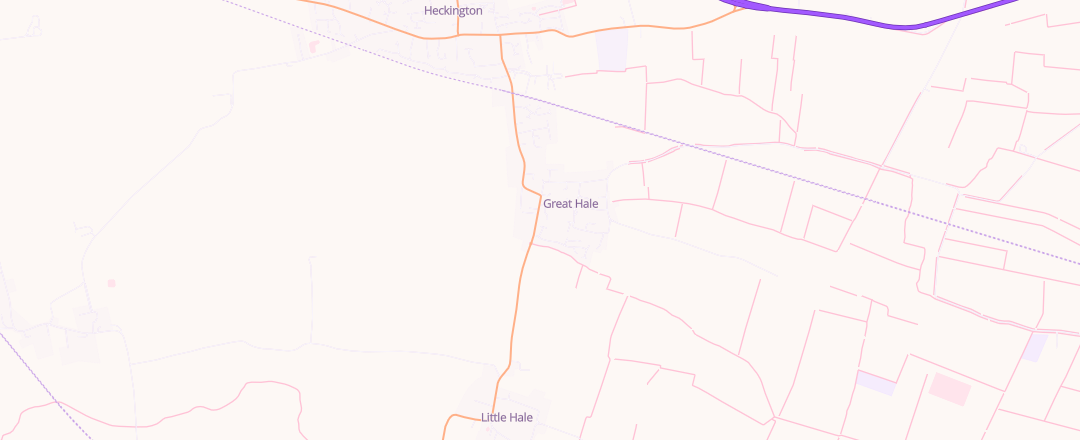 Map showing The Forge Garage, Sleaford