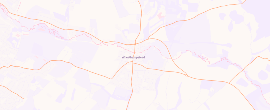 Map showing Jessamine Motor Co Ltd, Wheathampstead