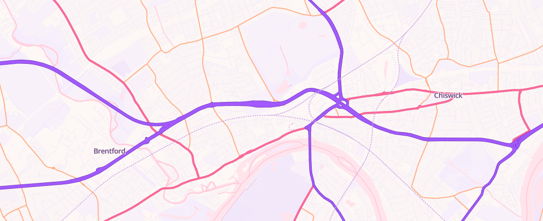 Map showing West London Audi, Brentford