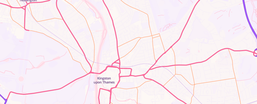 Map showing Kingston Auto Repairs, Kingston Upon Thames