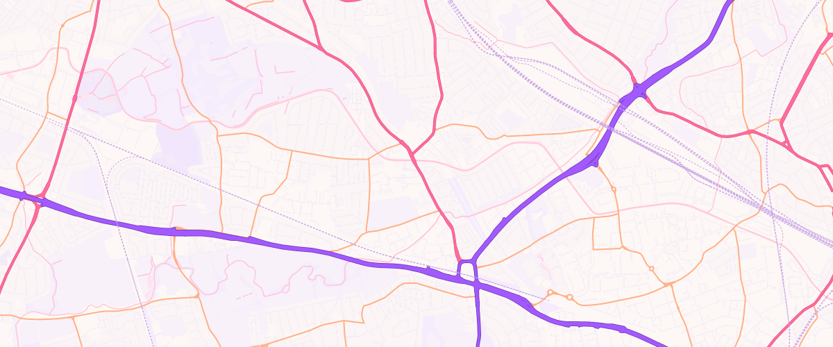 Map showing the location of Sainsburys Alperton