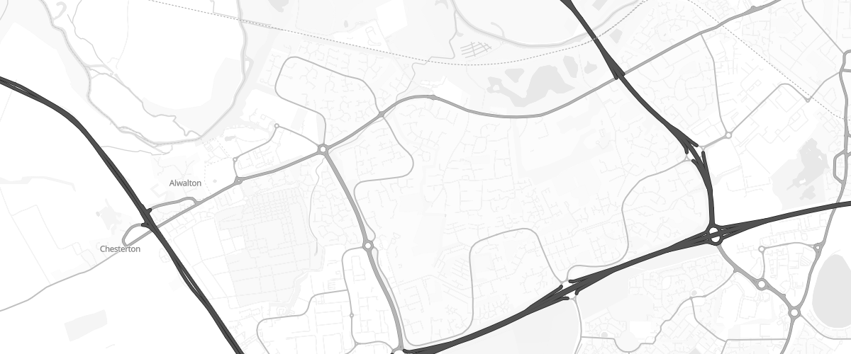 Map showing the location of Our Coop Orton