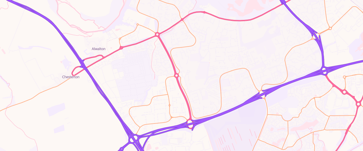 Map showing the location of Our Coop Orton