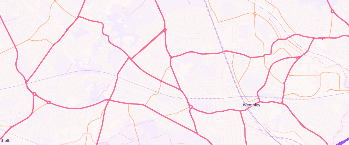 Map showing the location of Pgg Harrow