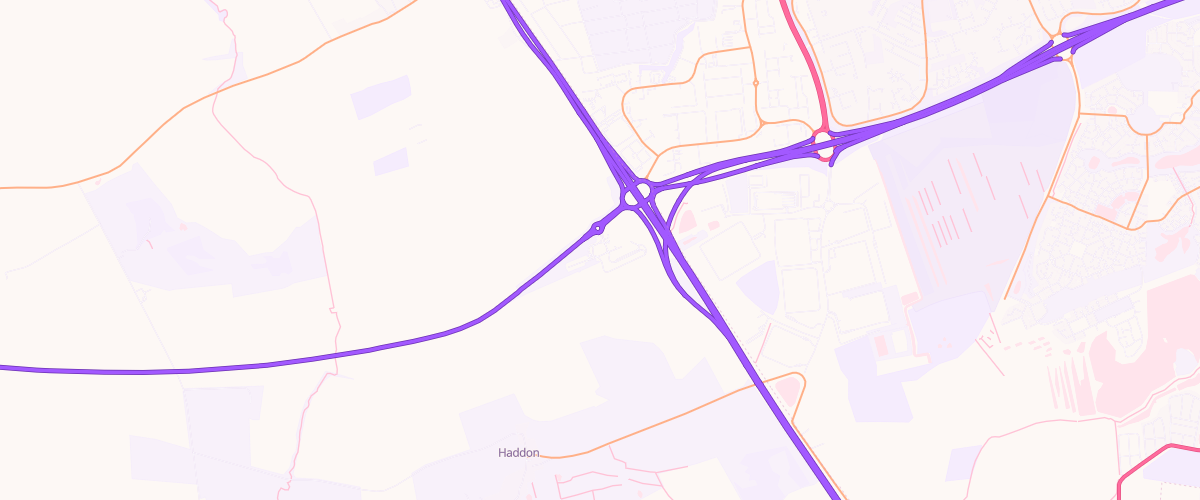 Map showing the location of Shell Peterborough