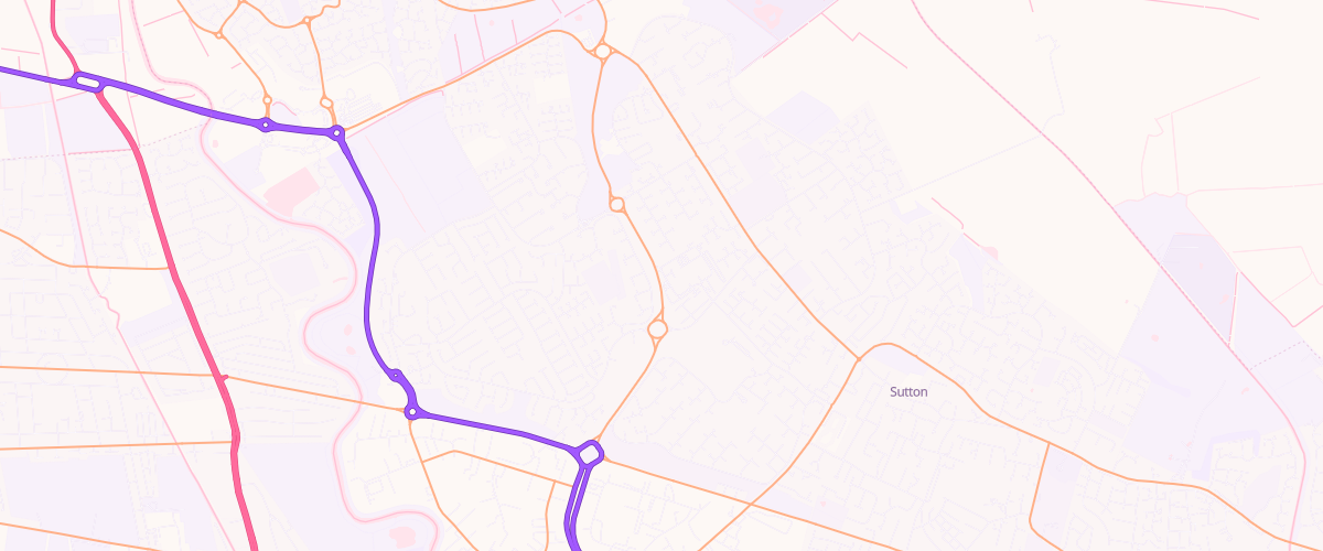 Map showing the location of Hull Northpoint Fuel Express