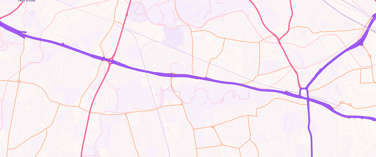Map showing the location of Perivale Sf Connect