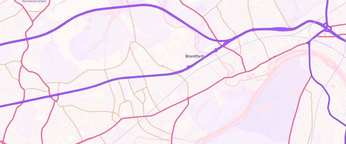 Map showing the location of Shell Gillette Corner