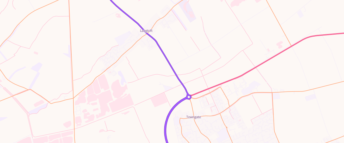 Map showing the location of Mfg Market Deeping