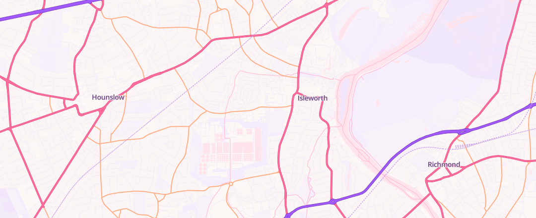 Map showing Capital Vehicle Maintenance Ltd, Isleworth