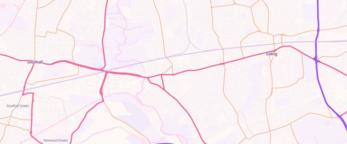 Map showing the location of Tgc Hanwell