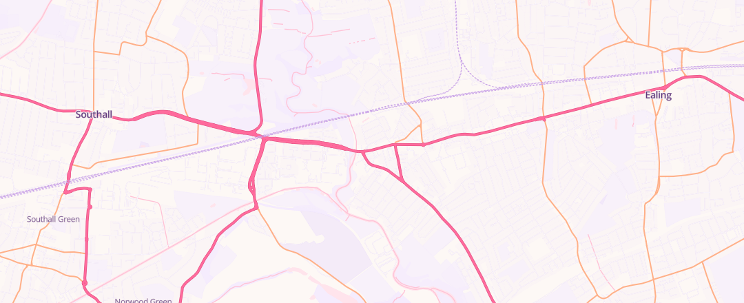 Map showing Grays Mot And Services Limited, Hanwell