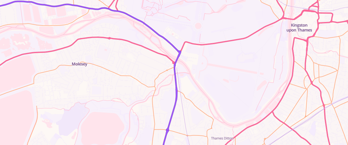 Map showing the location of Hampton Court Sf Connect
