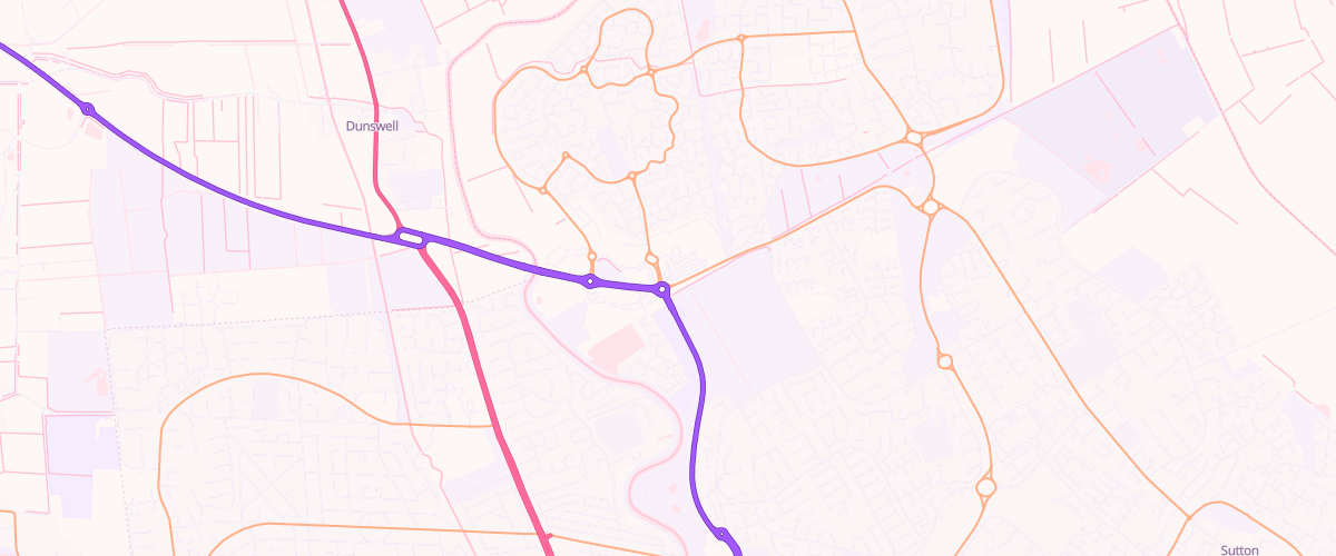 Map showing the location of Asda Kingswood Superstore