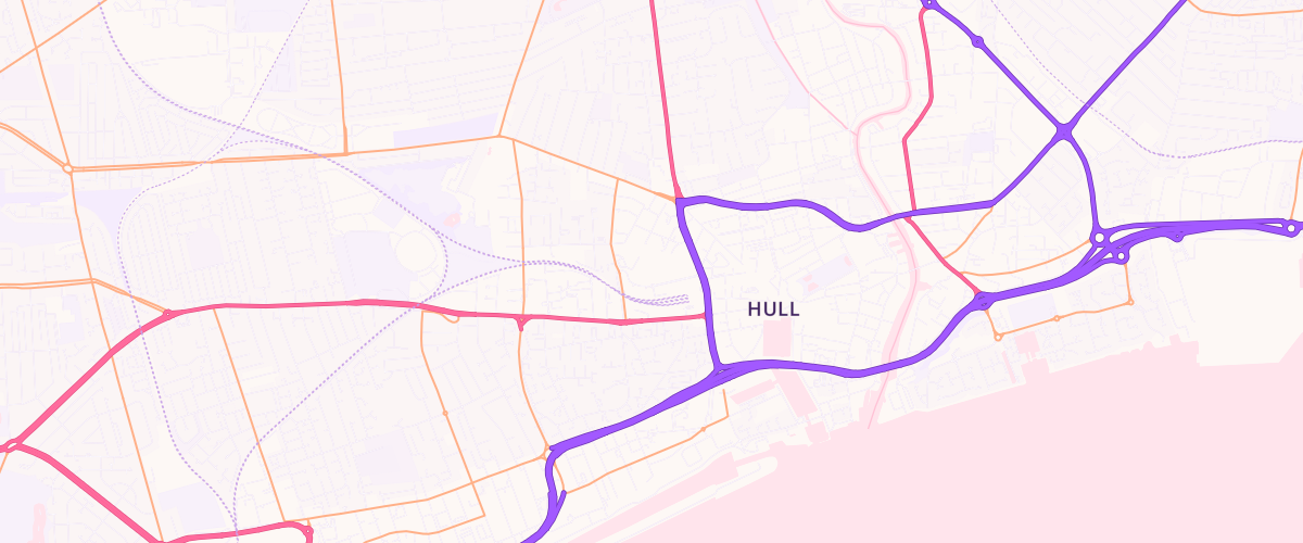 Map showing the location of Hull St Stephens Extra