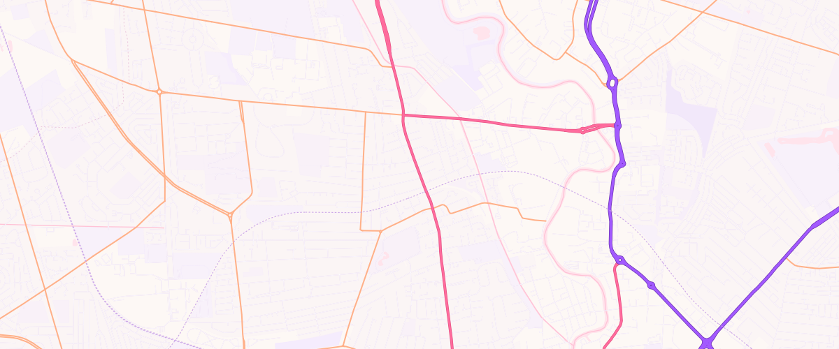 Map showing the location of Mfg Mayfair