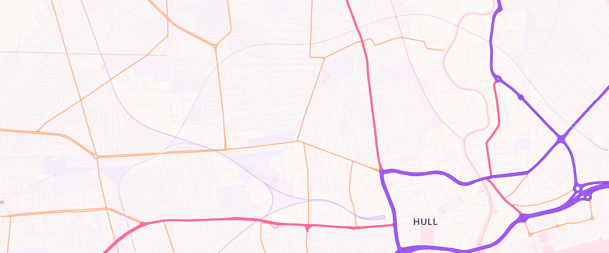 Map showing the location of Mfg Princes Avenue