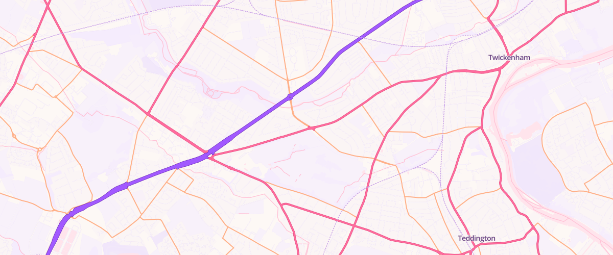 Map showing the location of Shell Hospital Bridge