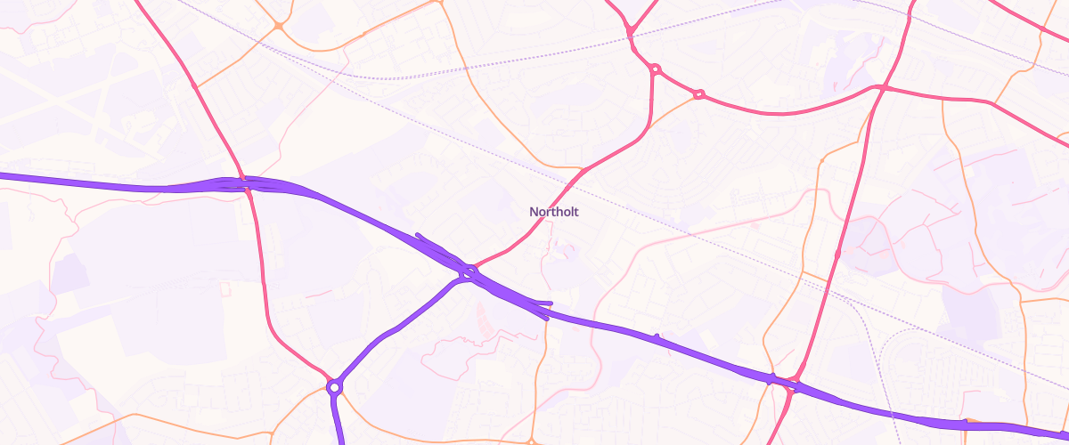 Map showing the location of Mandeville Service Station