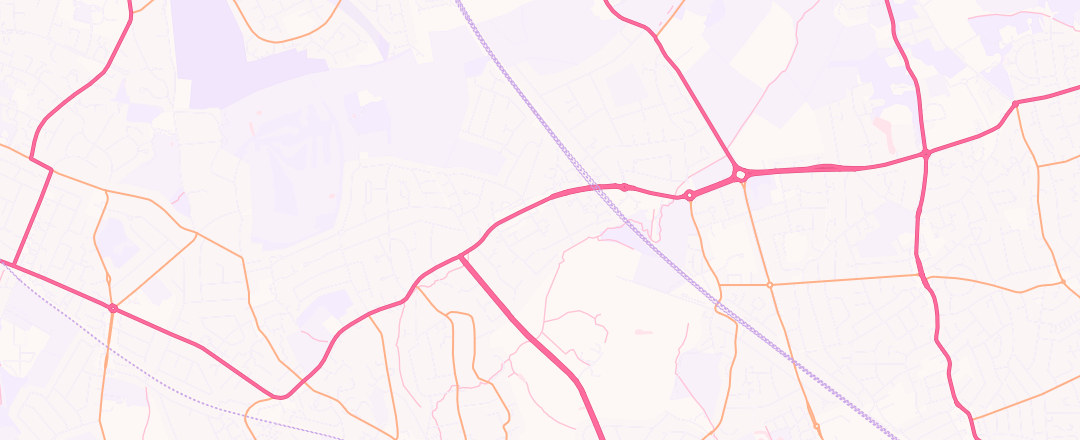 Map showing The Mot Centre, Pinner