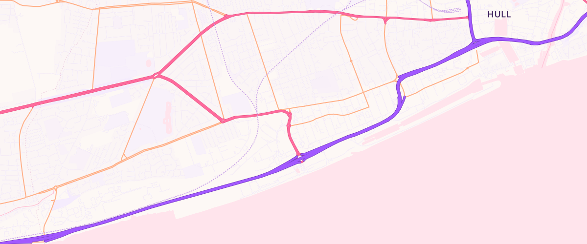 Map showing the location of Asda Hessle Superstore