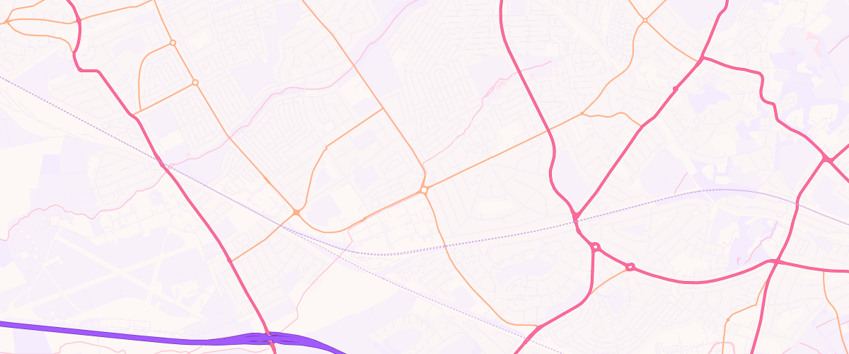 Map showing the location of Mfg Eastcote