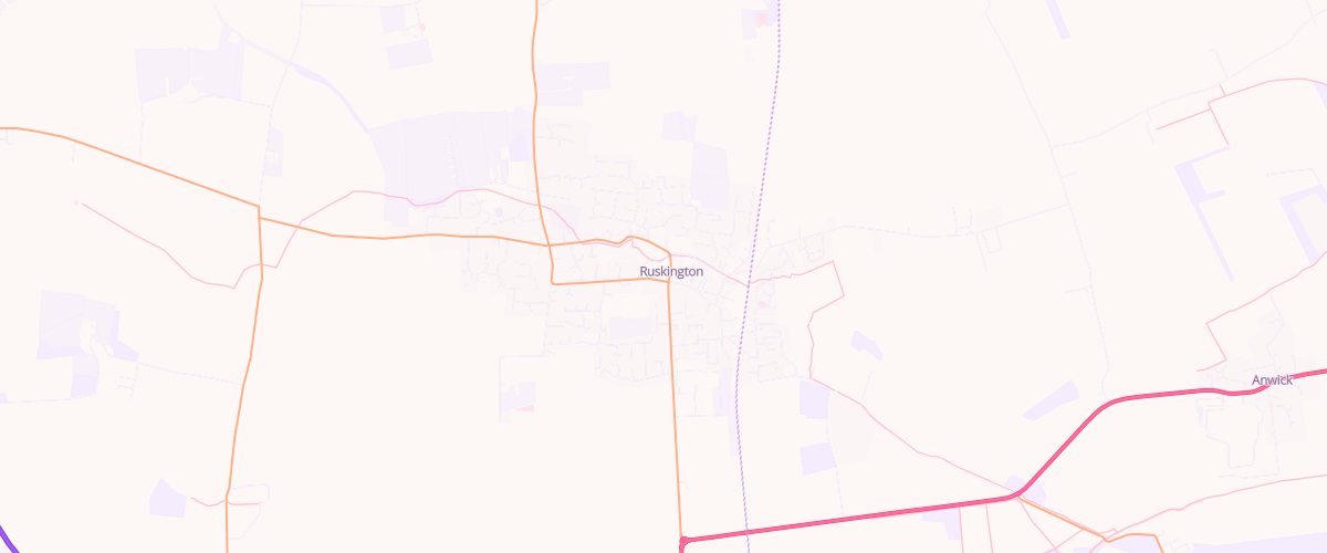 Map showing the location of D C Baxter Motors