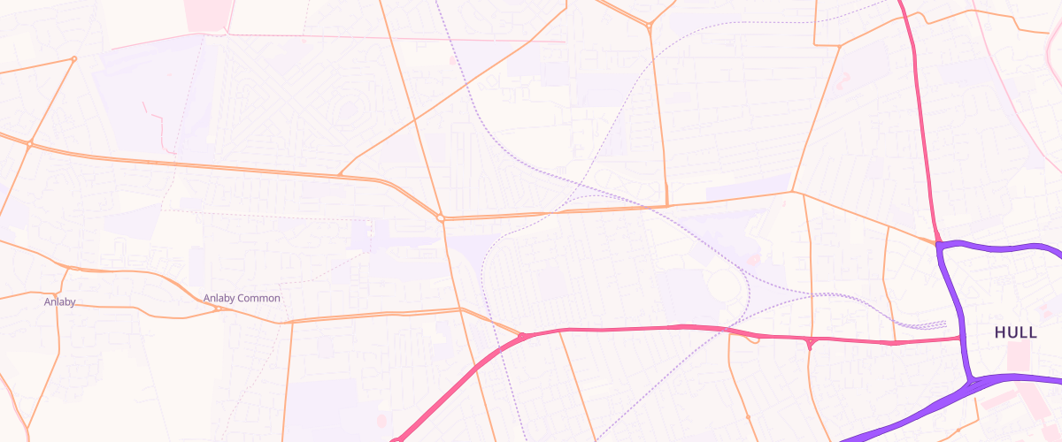 Map showing the location of Triangle Junction