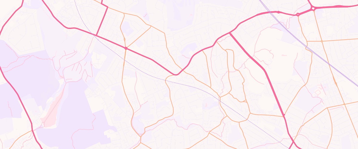 Map showing the location of Shell Pinner