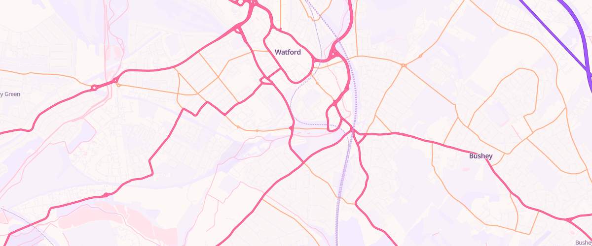 Map showing the location of Bp Harvest Energy Colne