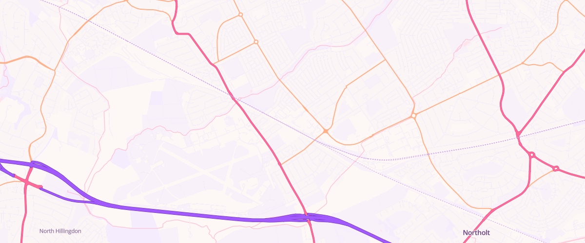 Map showing the location of Asda South Ruislip Superstore