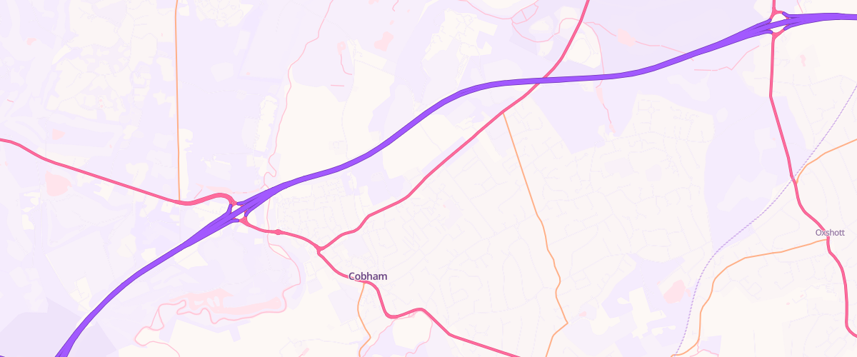 Map showing the location of Shell Fairmile