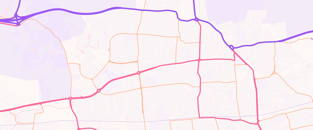 Map showing the location of Durrington Esso Express