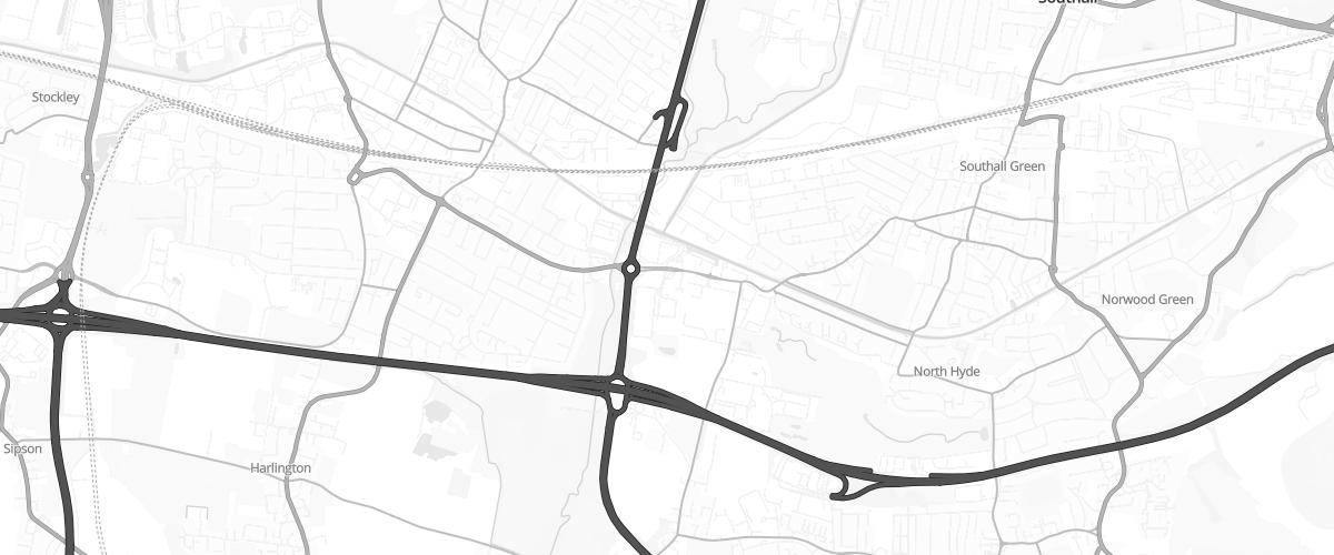 Map showing the location of Mfg Hayes