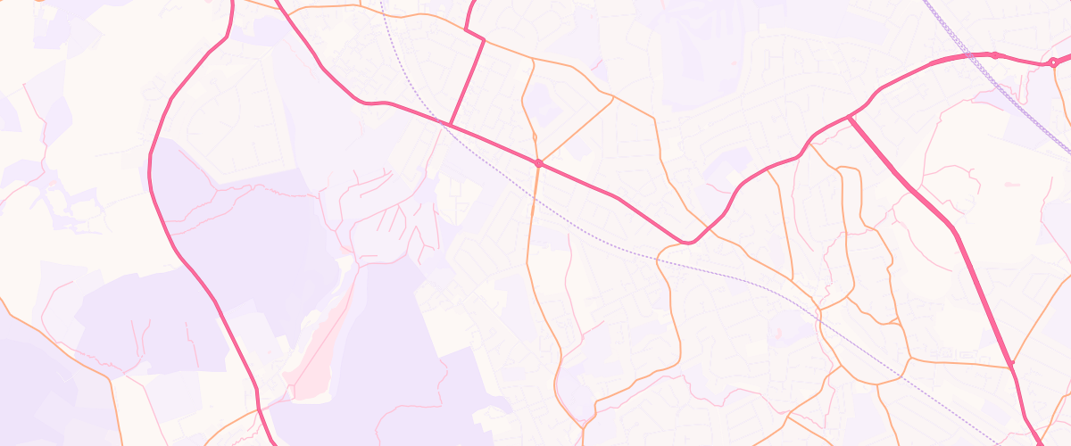 Map showing the location of Northwood Hills Esso Express