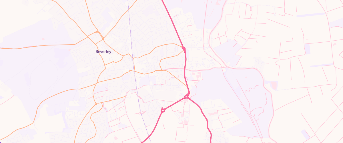 Map showing the location of Waterside Service Station