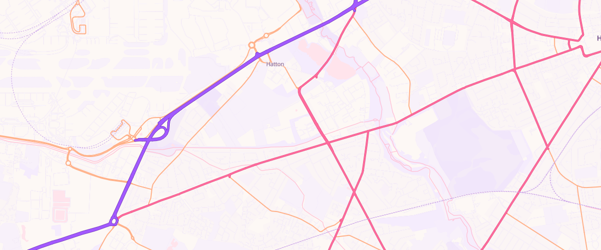 Map showing the location of Feltham Dukes Green Superstore